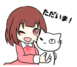 usable is by daily life cat sticker sticker #14703267