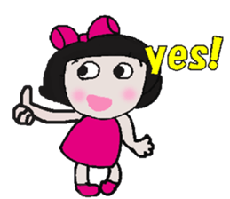 Cute Ma-chan sticker #14703705