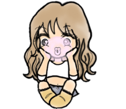 jari-garl sticker #14704848