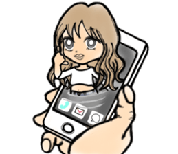 jari-garl sticker #14704853