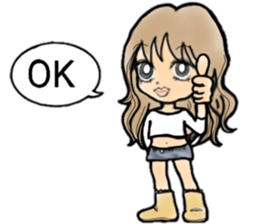 jari-garl sticker #14704854