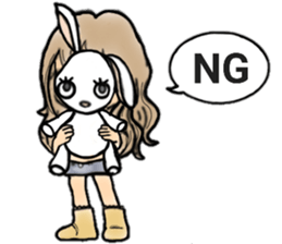 jari-garl sticker #14704855