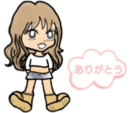 jari-garl sticker #14704861