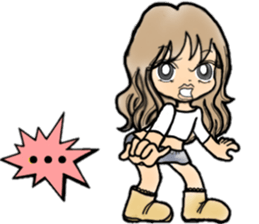 jari-garl sticker #14704864