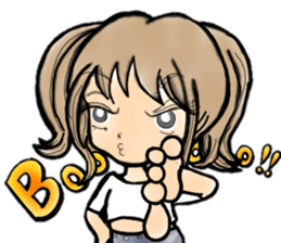 jari-garl sticker #14704865