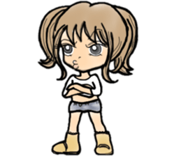 jari-garl sticker #14704870