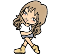 jari-garl sticker #14704872