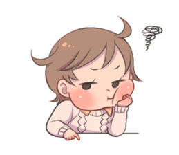 One year old child sticker #14705021