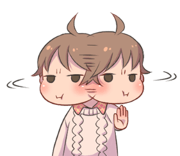 One year old child sticker #14705023