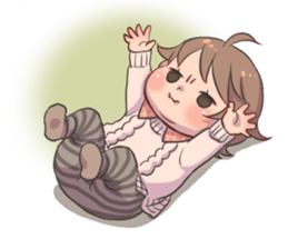 One year old child sticker #14705040