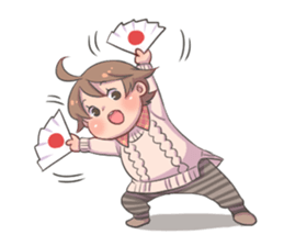 One year old child sticker #14705044