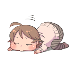 One year old child sticker #14705046