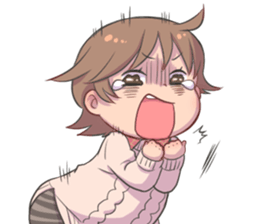 One year old child sticker #14705050