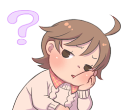 One year old child sticker #14705052