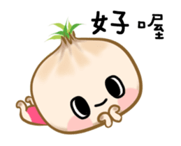 hello onion 3 sticker #14706383