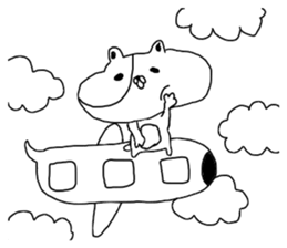 Pudgy-cheeked Hamster with word Ballon sticker #14707197