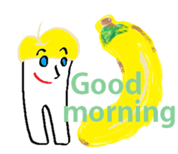 Mr.white and friends -Vegetable life- sticker #14707503