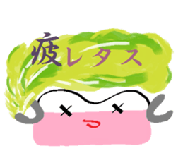 Mr.white and friends -Vegetable life- sticker #14707513