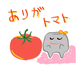 Mr.white and friends -Vegetable life- sticker #14707519