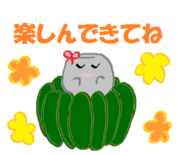 Mr.white and friends -Vegetable life- sticker #14707539