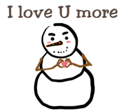 Snowman is coming (English) sticker #14707883
