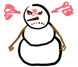 Snowman is coming (English) sticker #14707900