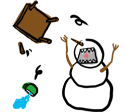 Snowman is coming (English) sticker #14707901