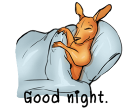 Kangaroo boxing! sticker #14708789