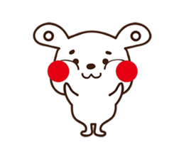 Apple cheeked Rabbit sticker #14709457