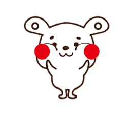 Apple cheeked Rabbit sticker #14709457
