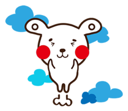 Apple cheeked Rabbit sticker #14709463