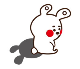 Apple cheeked Rabbit sticker #14709468