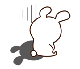 Apple cheeked Rabbit sticker #14709469