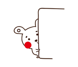 Apple cheeked Rabbit sticker #14709474