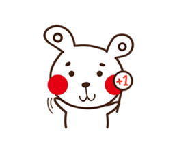 Apple cheeked Rabbit sticker #14709476