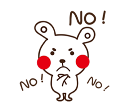 Apple cheeked Rabbit sticker #14709479