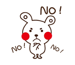 Apple cheeked Rabbit sticker #14709479