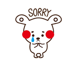 Apple cheeked Rabbit sticker #14709486