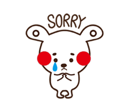 Apple cheeked Rabbit sticker #14709486