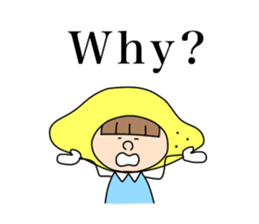 lemon lemon girl sticker #14709775