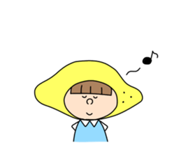 lemon lemon girl sticker #14709777