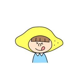 lemon lemon girl sticker #14709783