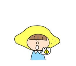 lemon lemon girl sticker #14709784