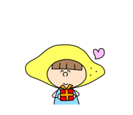lemon lemon girl sticker #14709793