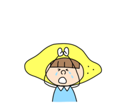 lemon lemon girl sticker #14709795