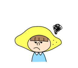 lemon lemon girl sticker #14709799