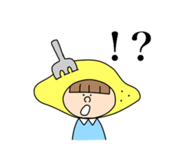 lemon lemon girl sticker #14709801