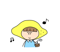 lemon lemon girl sticker #14709803