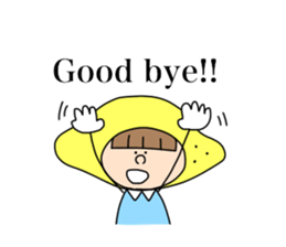 lemon lemon girl sticker #14709806