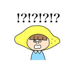 lemon lemon girl sticker #14709807